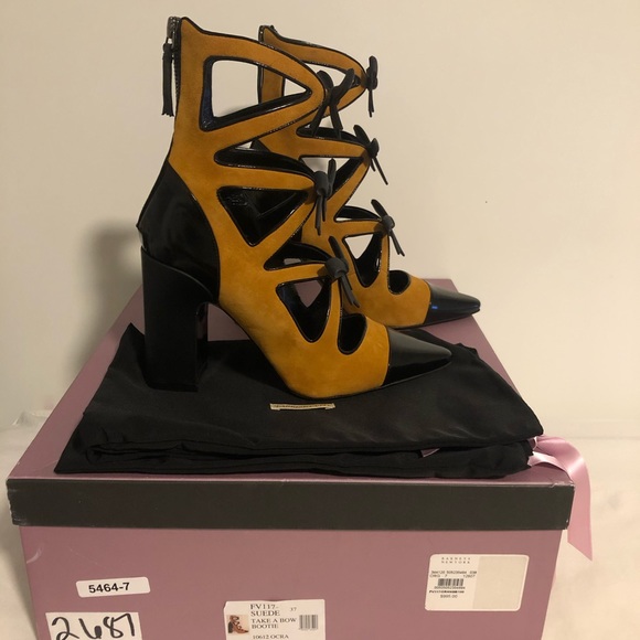 fabrizio viti take a bow booties - Picture 4 of 6